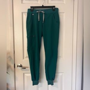 Figs Zamora Jogger Scrub Pants - Hunter Green - Small